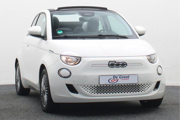 Fiat 500C Icon 42 kWh Cabrio Climate, Cruise, Apple Carplay, Camera, Stoelverwarming