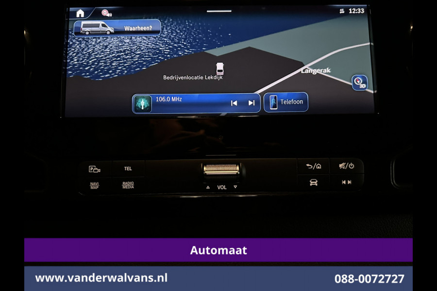 Mercedes-Benz Sprinter 317 CDI 170pk 9G-Tronic Automaat L2H2 Euro6 Airco | Camera | Navigatie | LED | Cruisecontrol Chauffeursstoel, Stoelverwarming, 270 Graden Achterdeuren, Parkeersensoren, Bijrijdersbank