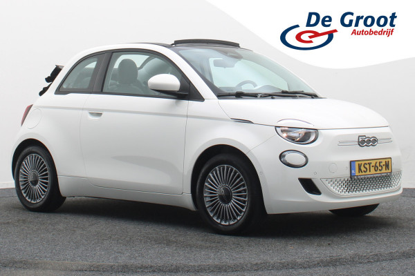 Fiat 500C Icon 42 kWh Camera, Apple Carplay, Keyless, Stoelverwarming, Dodehoeksensor, PDC