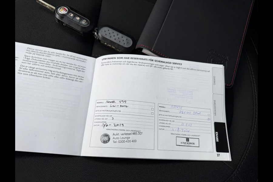 Fiat 500 1.4 T-Jet Abarth 595 3/6/12MND GARANTIE | SPORTSTOELEN | AIRCO | LMV | NW DISTR RIEM