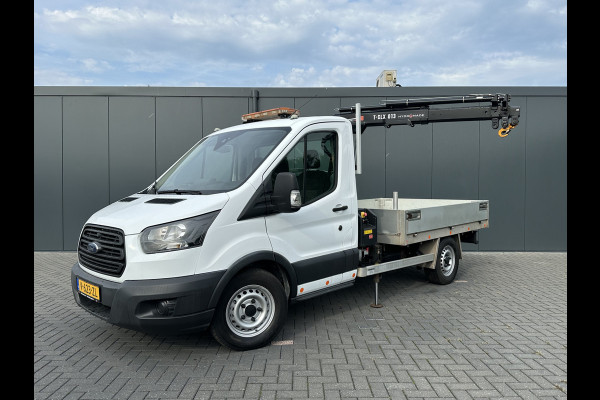 Ford Transit 350 2.0 TDCI 130 PK AWD / 4x4 / HIAB T-CLX 013 KRAAN / AWD / TREKHAAK / AIRCO / 2.800 KG AHG