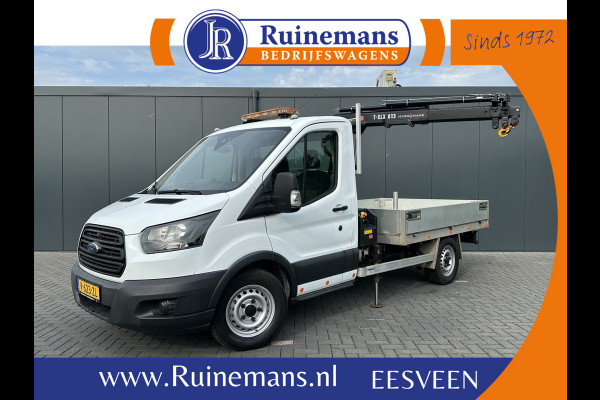 Ford Transit 350 2.0 TDCI 130 PK AWD / 4x4 / HIAB T-CLX 013 KRAAN / AWD / TREKHAAK / AIRCO / 2.800 KG AHG