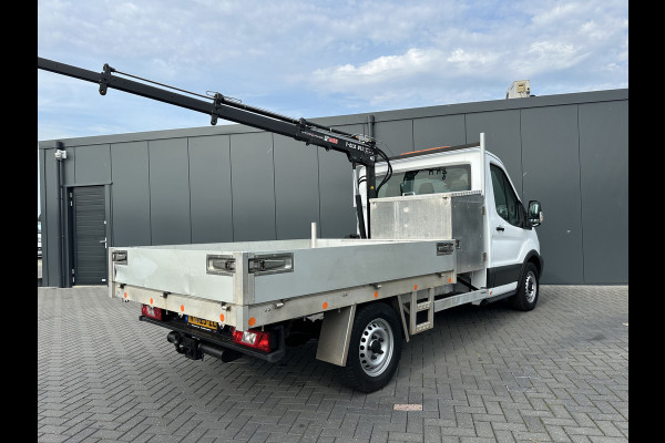 Ford Transit 350 2.0 TDCI 130 PK AWD / 4x4 / HIAB T-CLX 013 KRAAN / AWD / TREKHAAK / AIRCO / 2.800 KG AHG