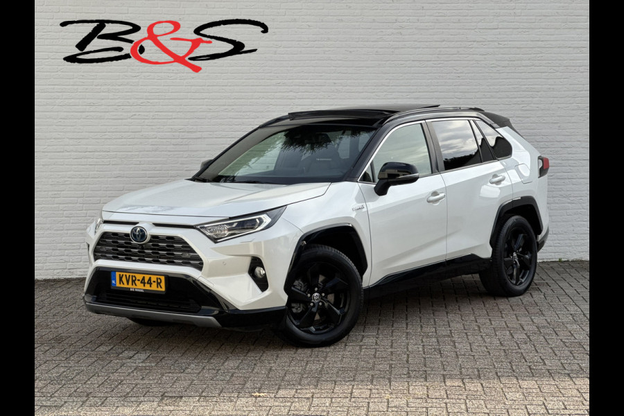 Toyota RAV4 2.5 Hybrid AWD Bi-Tone Trekhaak Leder Panorama JBL Verwarmde voorruit en stuur