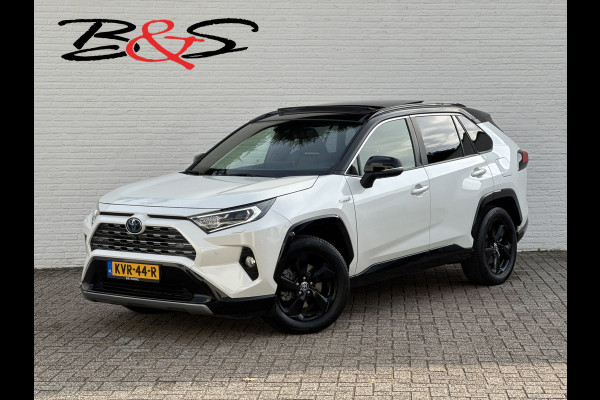 Toyota RAV4 2.5 Hybrid AWD Bi-Tone Trekhaak Leder Panorama JBL Verwarmde voorruit en stuur