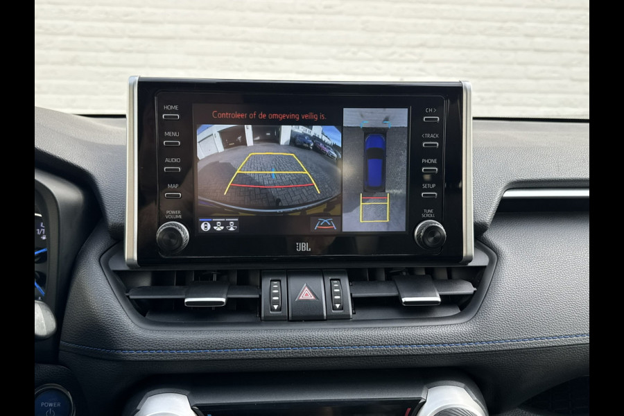Toyota RAV4 2.5 Hybrid AWD Bi-Tone Trekhaak Leder Panorama JBL Verwarmde voorruit en stuur