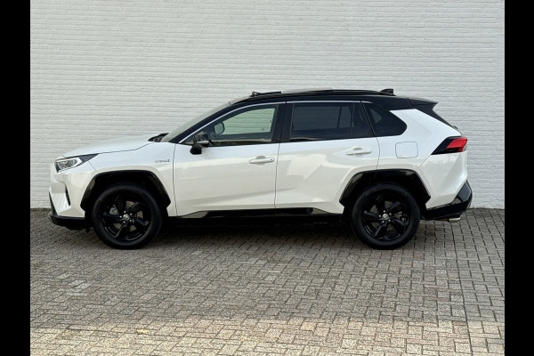 Toyota RAV4 2.5 Hybrid AWD Bi-Tone Trekhaak Leder Panorama JBL Verwarmde voorruit en stuur