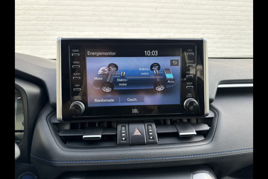 Toyota RAV4 2.5 Hybrid AWD Bi-Tone Trekhaak Leder Panorama JBL Verwarmde voorruit en stuur