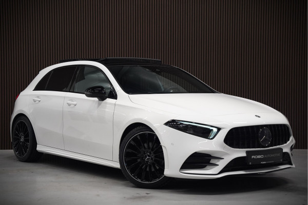 Mercedes-Benz A-Klasse 200 Business Solution AMG Upgrade | Panoramadak | Stoelverwarming | Cruise Control | Navigatie | Camera | LED High Performance | Keyless | Ambiance Verlichting | Parkeersensoren |