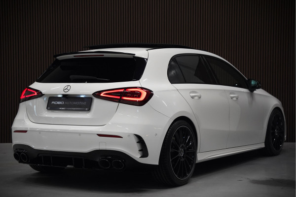 Mercedes-Benz A-Klasse 200 Business Solution AMG Upgrade | Panoramadak | Stoelverwarming | Cruise Control | Navigatie | Camera | LED High Performance | Keyless | Ambiance Verlichting | Parkeersensoren |