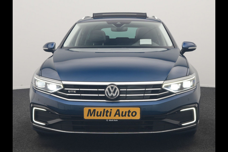 Volkswagen Passat Variant 1.4 TSI PHEV GTE Business 218pk Dealer O.H. | Trekhaak Af Fabriek | Panodak | Head Up | Adaptive Cruise | 360 Camera | Dynaudio | Lederen Sportstoelen Memory & Massage | IQ Light | Stoelen & Stuur Verwarmd | Blis | Keyless | Apple Carplay | Plug In Hybrid |