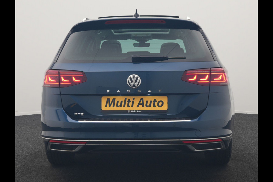 Volkswagen Passat Variant 1.4 TSI PHEV GTE Business 218pk Dealer O.H. | Trekhaak Af Fabriek | Panodak | Head Up | Adaptive Cruise | 360 Camera | Dynaudio | Lederen Sportstoelen Memory & Massage | IQ Light | Stoelen & Stuur Verwarmd | Blis | Keyless | Apple Carplay | Plug In Hybrid |