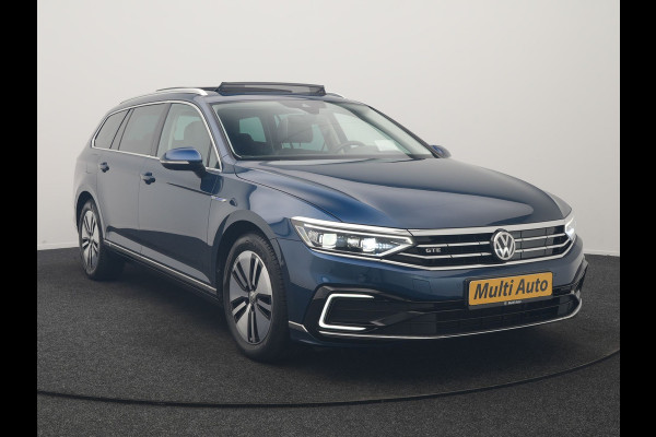 Volkswagen Passat Variant 1.4 TSI PHEV GTE Business 218pk Dealer O.H. | Trekhaak Af Fabriek | Panodak | Head Up | Adaptive Cruise | 360 Camera | Dynaudio | Lederen Sportstoelen Memory & Massage | IQ Light | Stoelen & Stuur Verwarmd | Blis | Keyless | Apple Carplay | Plug In Hybrid |