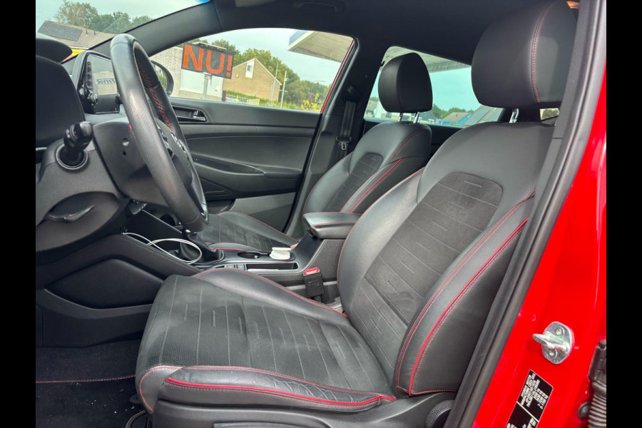 Hyundai Tucson 1.6 GDi N-line 132 PK | Stoelverwarming | Navigatie | Cruise Controle | Stuurwielverwarming | 18 inch lichtmetalen velgen | Alcantara