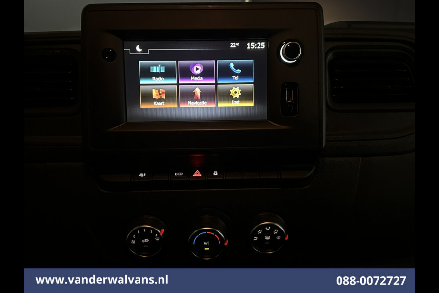 Renault Master 2.3 dCi 136pk L2H2 Euro6 Airco | Navigatie | Camera | Trekhaak | Cruisecontrol Parkeersensoren, Bijrijdersbank