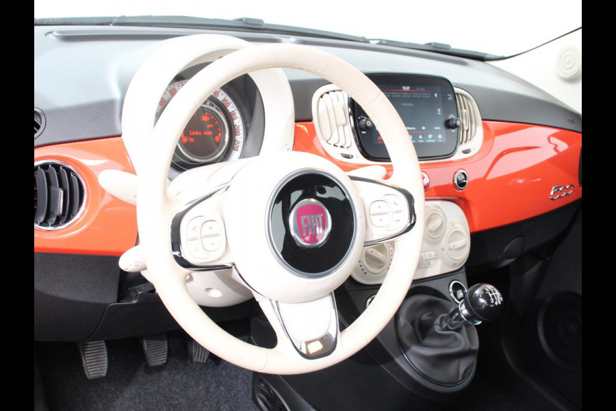 Fiat 500 1.0 Hybrid Vita Comfort Navigatie Apple Carplay/Android Auto Parkeer sensoren Cruise Control Airco