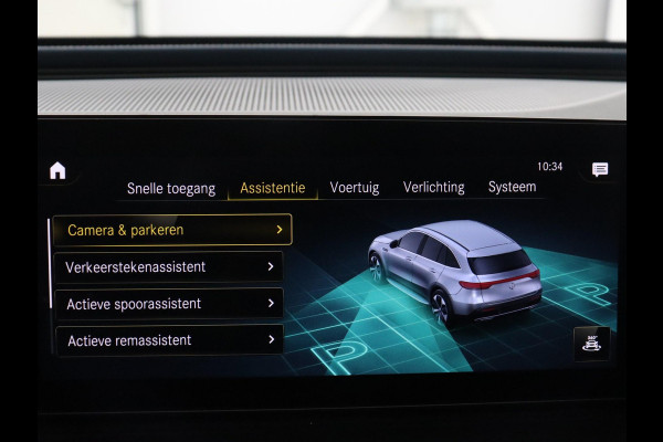 Mercedes-Benz EQC 400 4MATIC AMG Line 80 kWh | SOH 95.8% | Panoramadak | Trekhaak | Camera | Sfeerverlichting | Climate control | Half Leder | Stoelverwarming |
