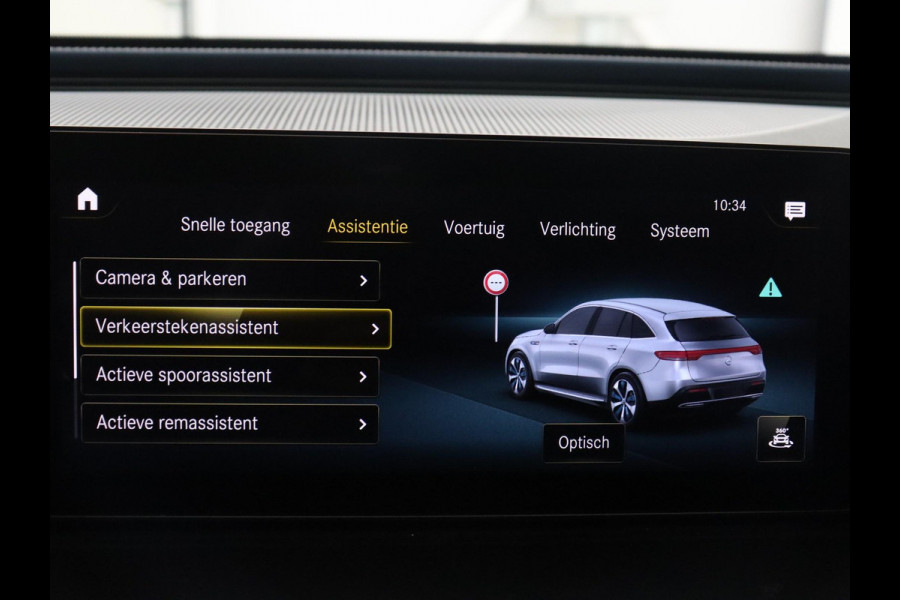Mercedes-Benz EQC 400 4MATIC AMG Line 80 kWh | SOH 95.8% | Panoramadak | Trekhaak | Camera | Sfeerverlichting | Climate control | Half Leder | Stoelverwarming |