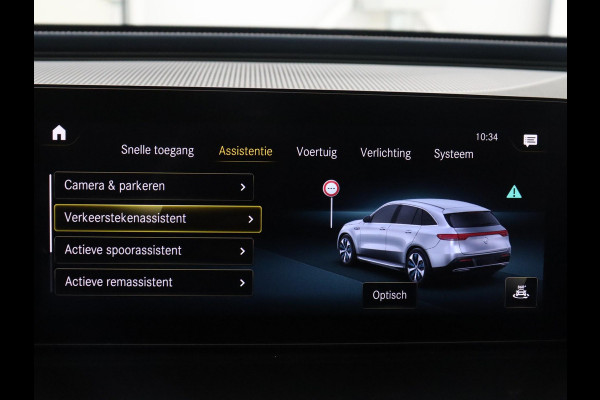 Mercedes-Benz EQC 400 4MATIC AMG Line 80 kWh | SOH 95.8% | Panoramadak | Trekhaak | Camera | Sfeerverlichting | Climate control | Half Leder | Stoelverwarming |