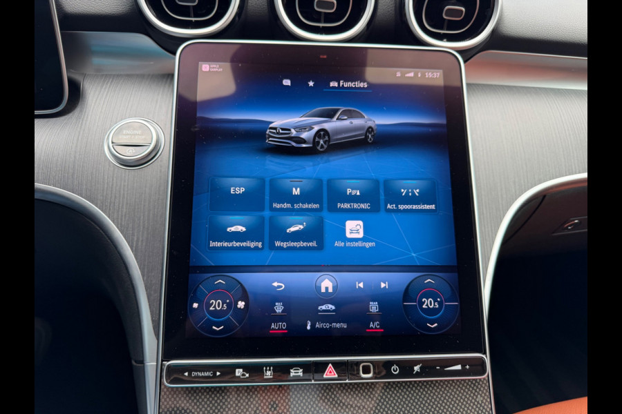 Mercedes-Benz C-Klasse 200 Luxury Line, 1e eigenaar, NAP, CarPlay, Leder, DISTRONIC, 18 inch
