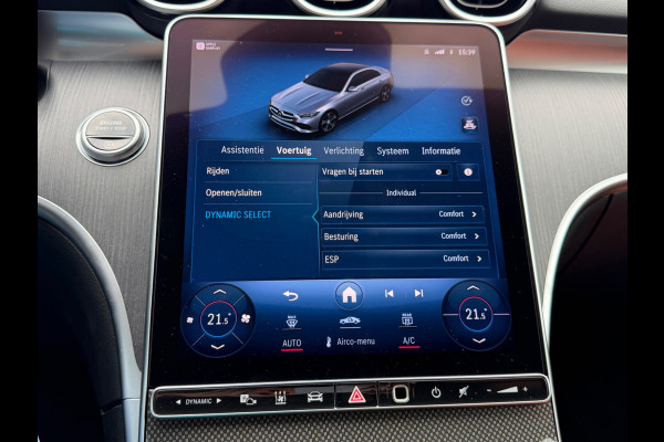 Mercedes-Benz C-Klasse 200 Luxury Line, 1e eigenaar, NAP, CarPlay, Leder, DISTRONIC, 18 inch