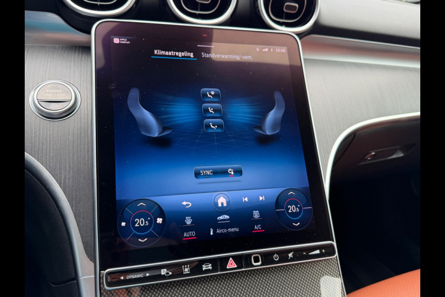 Mercedes-Benz C-Klasse 200 Luxury Line, 1e eigenaar, NAP, CarPlay, Leder, DISTRONIC, 18 inch