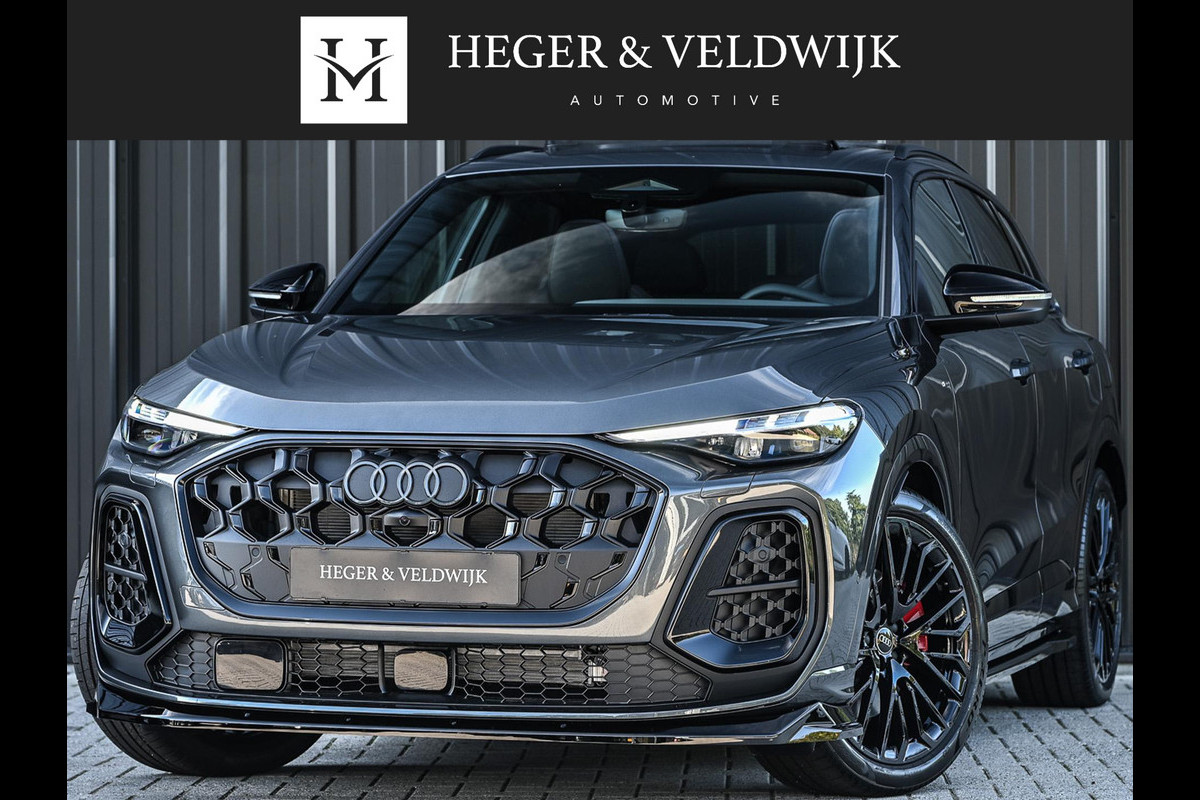 Audi Q5 E-Hybrid quattro 270KW S edition Competition | Panoramadak | 5 Jr Garantie | Luchtvering | B&O | 360 Camera | Adaptive Cruise | Memory Seat | Ambiance Interieur | Stoelverwarming V+A | Stuurverwarming | Trekhaak |