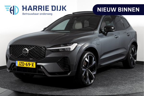 Volvo XC60 2.0 T8 Plug-in hybrid AWD Ultra Dark Org. NL. | Forest Lake | S/K-Panodak | Adapt. Cruise | Stoel-+Stuurverw. | PDC | 360 Camera | NAV + App. Connect | ECC | Elek. Klep | LM 22" |