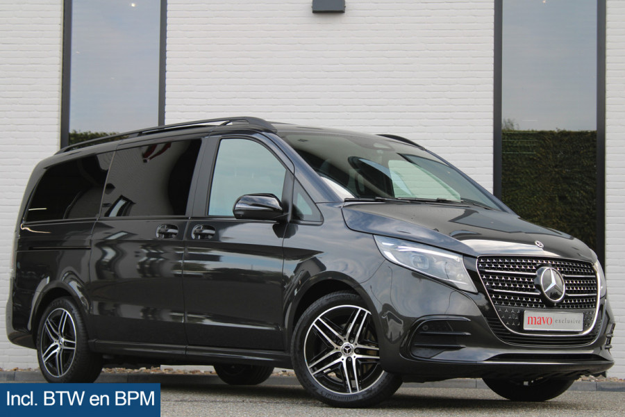 Mercedes-Benz V-Klasse 300d / AMG / 4-Matic / 7-Persoons / Luchtvering / Pano / Elec Stoelen / Burmester / Vol Opties / NIEUWSTAAT.