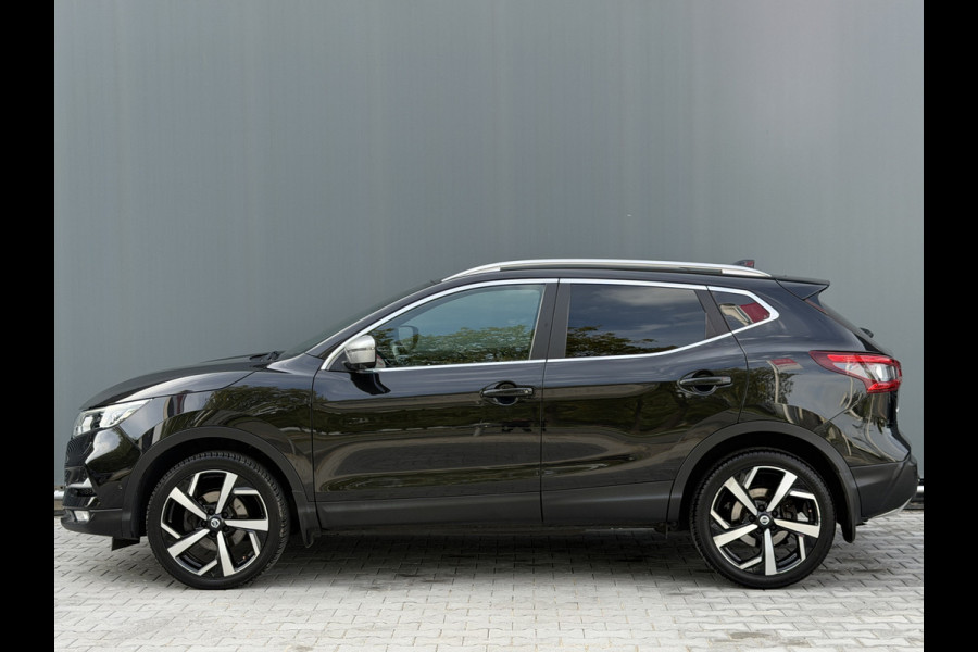 Nissan QASHQAI BWJ 2019 | 1.2T 116PK Tekna + | TREKHAAK | PANO DAK | LEER | CLIMA | 360 CAMERA | STOELVERW | 19'' LMV |