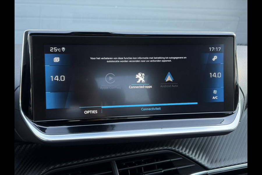 Peugeot 208 1.2 PureTech Allure ✓D-riem vv in 10-2025✓1e Eigenaar✓360° Camera✓Carplay✓Navi✓101pk✓LED✓Clima✓Cruise✓6 Bak✓Pdc✓Lm velgen✓Halfleder✓Recent beurt gehad✓N.A.P✓Apk tot 08-2028