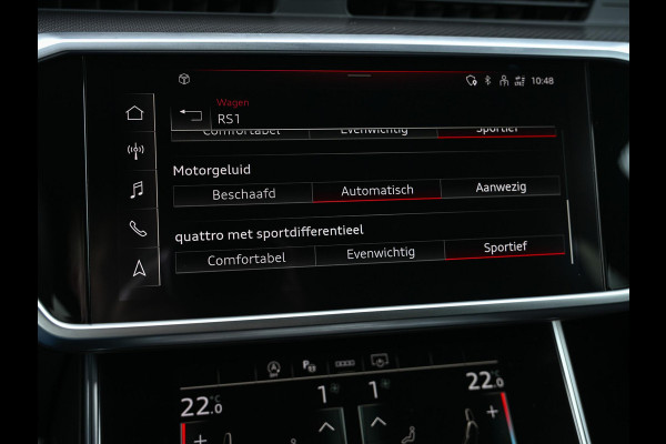 Audi A6 Avant RS 6 TFSI quattro | Achterasbesturing | VOSSEN Velgen | B&O | 360 Camera | Luchtvering | Memory Seat | Stoelverwarming V+A | Stuurverwarming | Ambiance Interieur | Trekhaak |