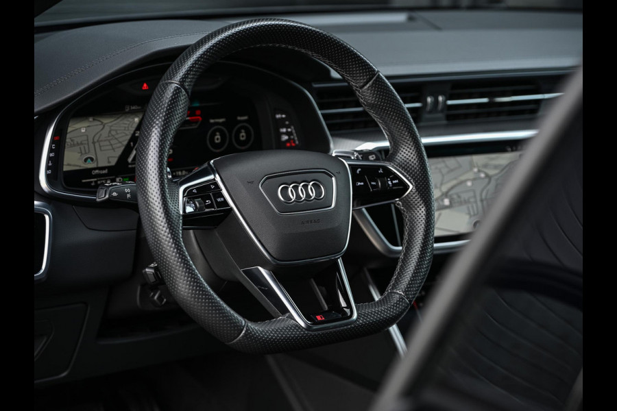 Audi A6 Avant RS 6 TFSI quattro | Achterasbesturing | VOSSEN Velgen | B&O | 360 Camera | Luchtvering | Memory Seat | Stoelverwarming V+A | Stuurverwarming | Ambiance Interieur | Trekhaak |