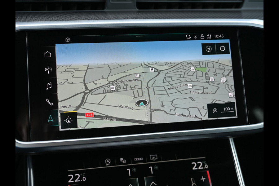 Audi A6 Avant RS 6 TFSI quattro | Achterasbesturing | VOSSEN Velgen | B&O | 360 Camera | Luchtvering | Memory Seat | Stoelverwarming V+A | Stuurverwarming | Ambiance Interieur | Trekhaak |