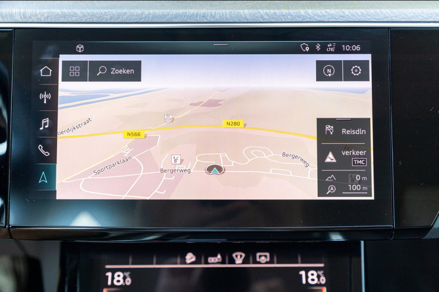 Audi e-tron E-tron 55 quattro advanced Pro Line Plus 95 kWh Soh 95% I Siambiege I Luchtvering I Stoelkoeling & verwarming I B&O