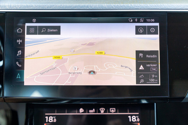 Audi e-tron E-tron 55 quattro advanced Pro Line Plus 95 kWh Soh 95% I Siambiege I Luchtvering I Stoelkoeling & verwarming I B&O