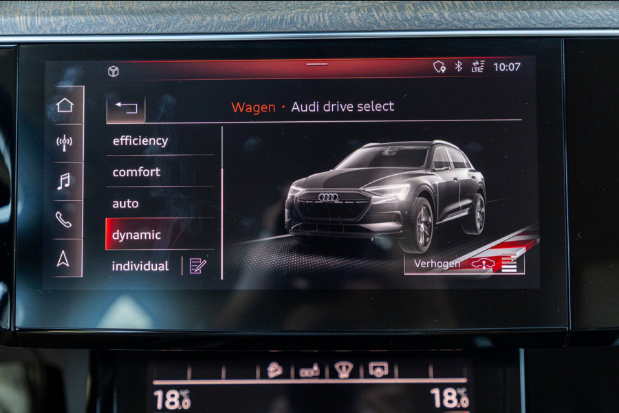 Audi e-tron E-tron 55 quattro advanced Pro Line Plus 95 kWh Soh 95% I Siambiege I Luchtvering I Stoelkoeling & verwarming I B&O