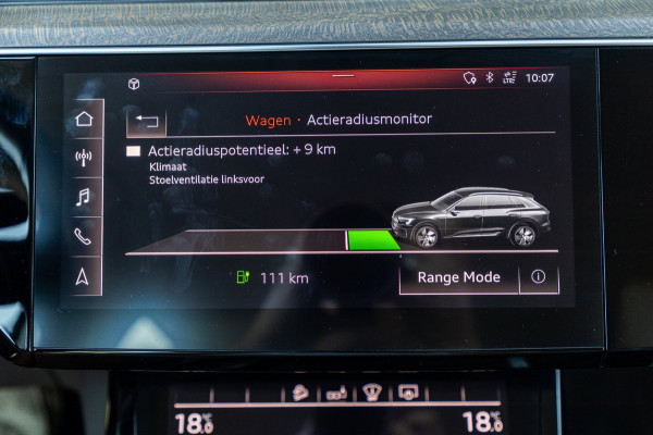 Audi e-tron E-tron 55 quattro advanced Pro Line Plus 95 kWh Soh 95% I Siambiege I Luchtvering I Stoelkoeling & verwarming I B&O