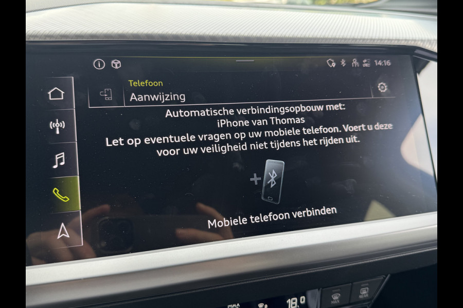 Audi Q4 Sportback e-tron 35 EDITION 170PK 55 kWh LEDER/VIRTUAL/NAVI  EL KLEP