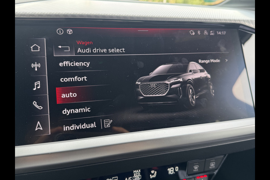 Audi Q4 Sportback e-tron 35 EDITION 170PK 55 kWh LEDER/VIRTUAL/NAVI  EL KLEP