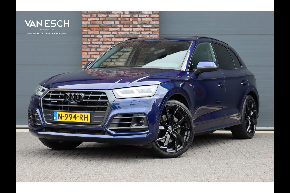 Audi Q5 3.0 TDI Quattro Sport S Line Black Edition | Luchtvering | Bang&Olufsen | ACC | Nappa Leder | Memory | Surround Camera | Stoelverwarming V+A | Panoramadak |