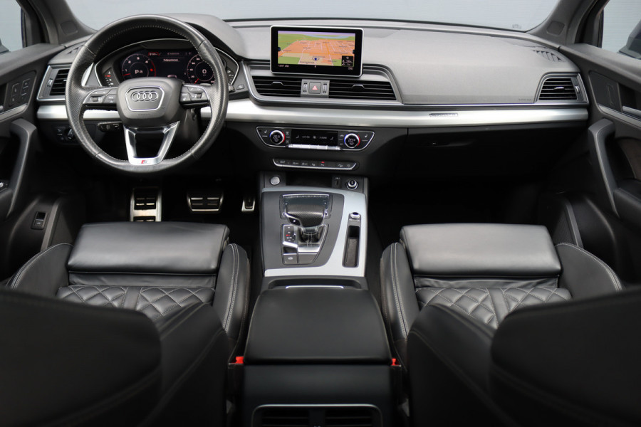 Audi Q5 3.0 TDI Quattro Sport S Line Black Edition | Luchtvering | Bang&Olufsen | ACC | Nappa Leder | Memory | Surround Camera | Stoelverwarming V+A | Panoramadak |
