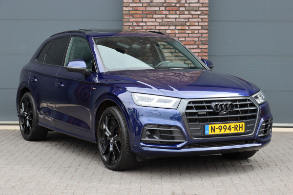 Audi Q5 3.0 TDI Quattro Sport S Line Black Edition | Luchtvering | Bang&Olufsen | ACC | Nappa Leder | Memory | Surround Camera | Stoelverwarming V+A | Panoramadak |