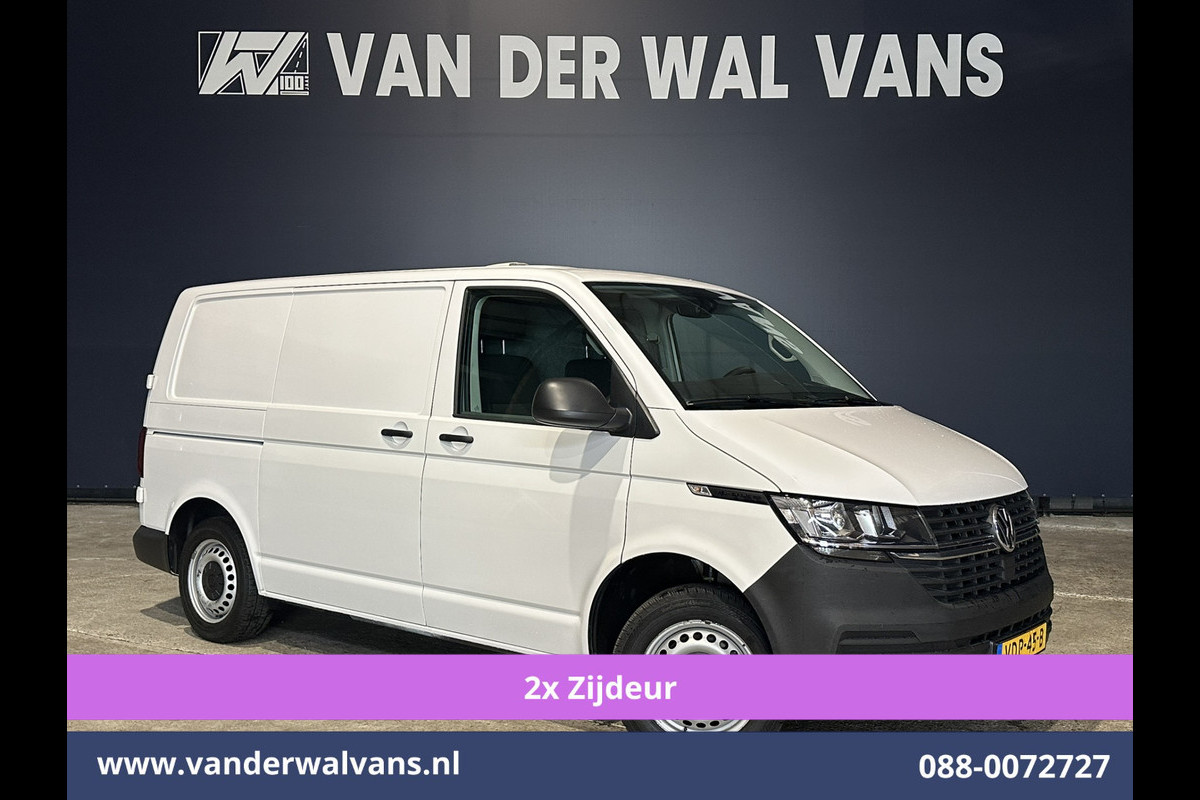Volkswagen Transporter 2.0 TDI 150pk L1H1 Inrichting Euro6 Airco | 2x Zijdeur | 2500kg Trekhaak | Parkeersensoren