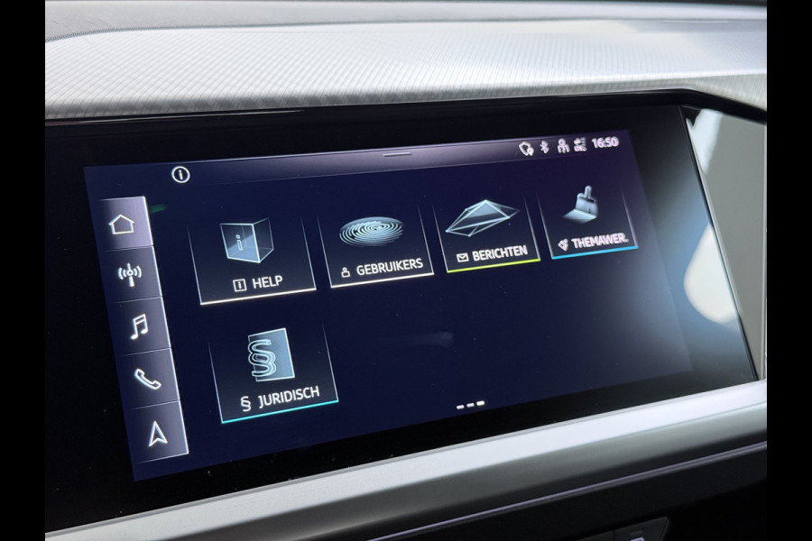 Audi Q4 e-tron 40 82kWh Trekhaak Matrix Led 19" Sportst.+Verwarmd Apple Carplay Android Navi Launch Edition Advanced Ecc Pdc Elek.Achterklep Cruise Control Lmv Isofix DAB 1.000KG Trekgewicht 1e Eigenaar Origineel Nederlandse Auto
