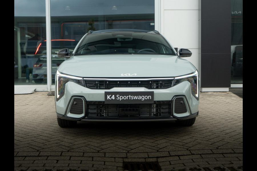 Kia K4 Sportswagon 1.0 T-GDi MHEV GT-Line Launch Edition (pano) | Actieprijs* | OP VOORRAAD | Navi. | Clima. | Glazen Schuif-/Kanteldak | Adapt. Cruise. | Dodehoekassistentie | Stoel&Stuur Verwarming | GT-Line Vegan Lederen Stoelbekleding