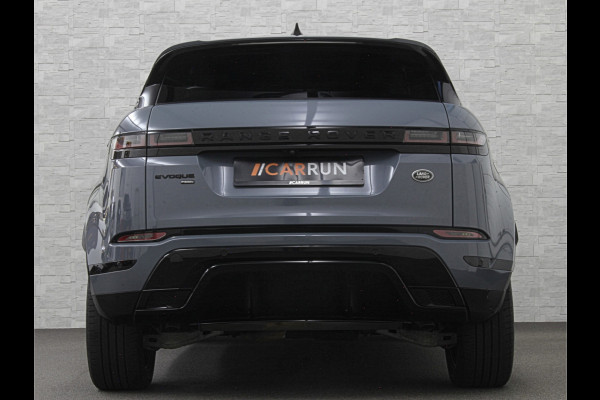 Land Rover Range Rover Evoque 1.5 P300e AWD R-Dynamic | Panorama | Leder | Meridian-Sound | Black-Optic | Sfeerverlichting | Stoelverwarming | Stuurverwarming | Camera | Elek. Achterklep | Voorruit Verwarming | Elektrische Stoelen | Lane Assist |