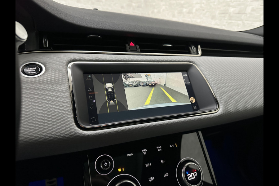 Land Rover Range Rover Evoque 1.5 P300e AWD R-Dynamic | Panorama | Leder | Meridian-Sound | Black-Optic | Sfeerverlichting | Stoelverwarming | Stuurverwarming | Camera | Elek. Achterklep | Voorruit Verwarming | Elektrische Stoelen | Lane Assist |