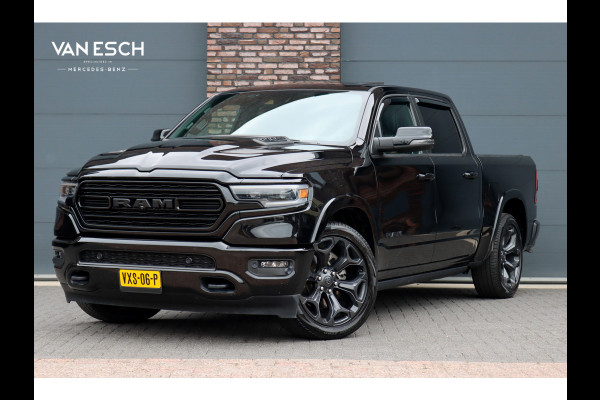 Dodge Ram 1500 5.7 V8 4x4 Crew Cab Limited | Prins-LPG | Luchtvering | Stoelventilatie V+A | Trekhaak | Panoramadak | ACC | Android Auto/Apple Carplay | HUD | Harman&Kardon | Surround Camera |
