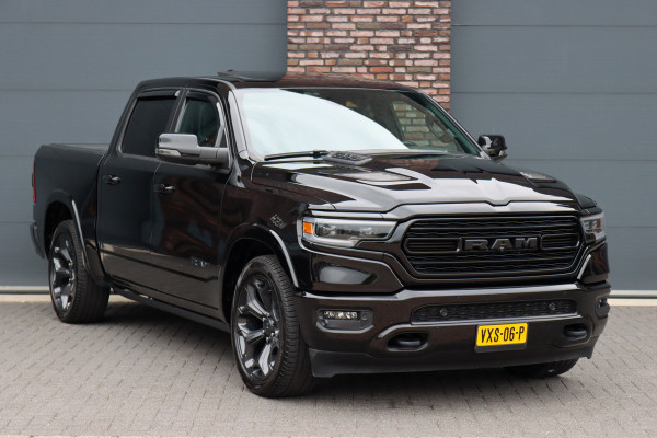 Dodge Ram 1500 5.7 V8 4x4 Crew Cab Limited | Prins-LPG | Luchtvering | Stoelventilatie V+A | Trekhaak | Panoramadak | ACC | Android Auto/Apple Carplay | HUD | Harman&Kardon | Surround Camera |